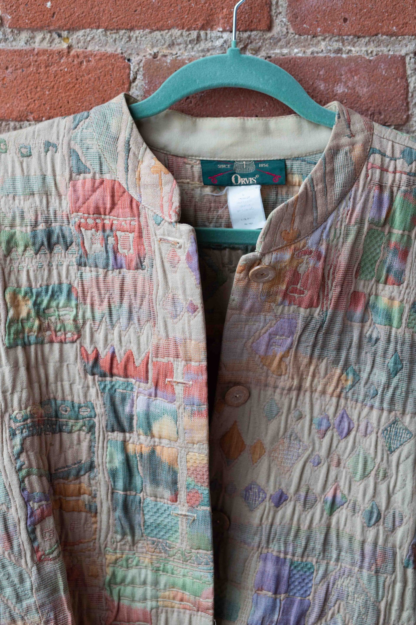 Orvis Womens Quilted Abstract Jacket, Size L