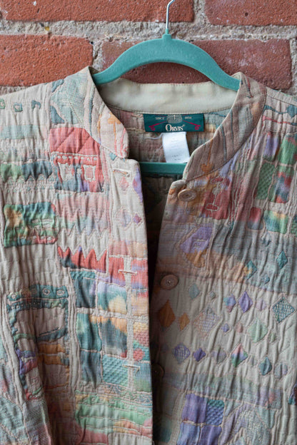 Orvis Womens Quilted Abstract Jacket, Size L