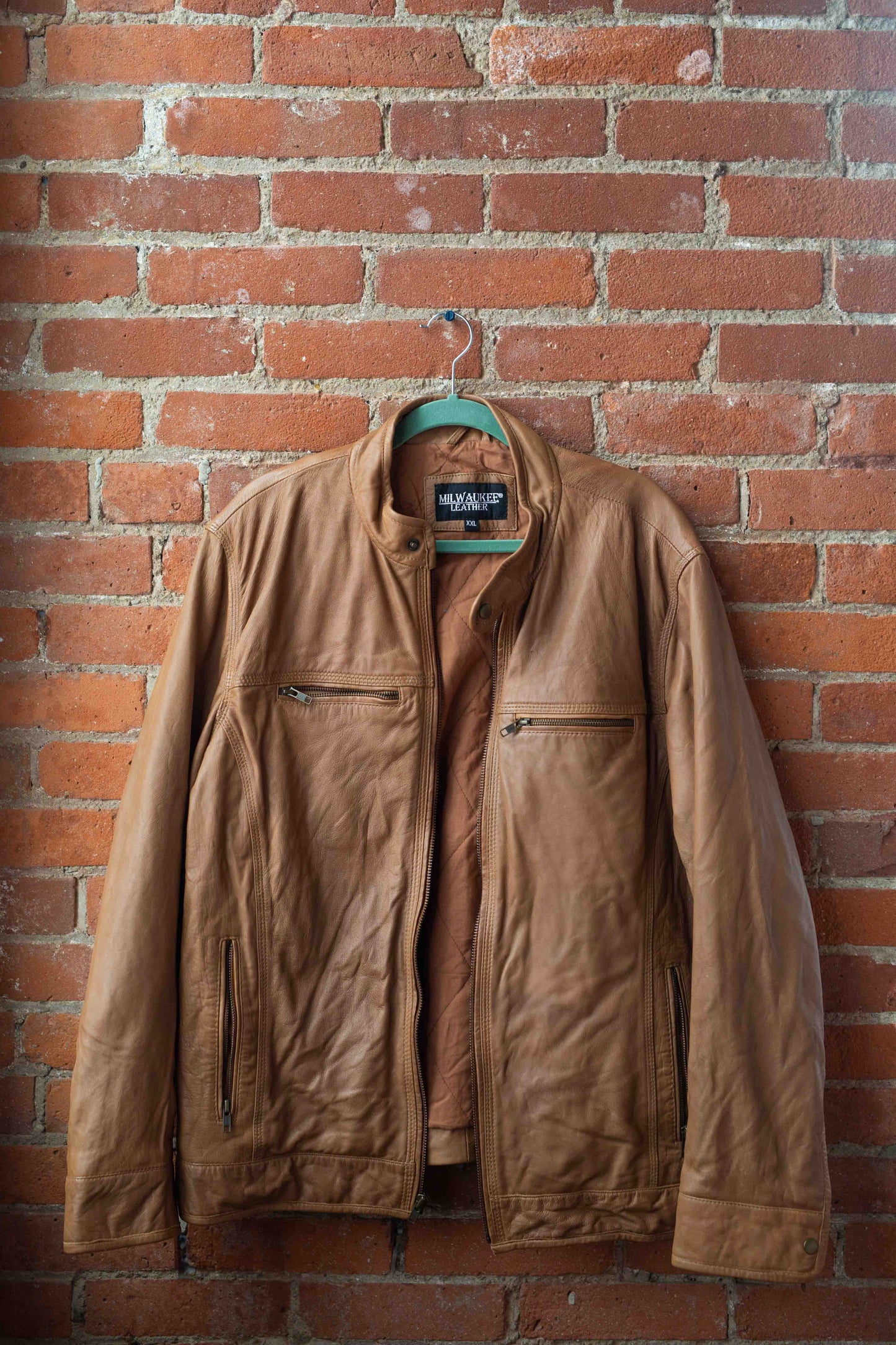 Milwaukee Leather Motorcycle Jacket, XXL