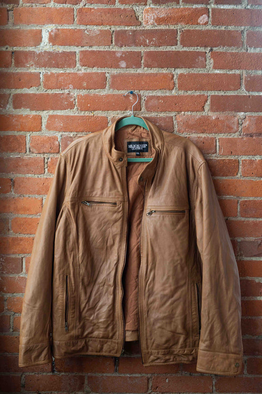 Milwaukee Leather Motorcycle Jacket, XXL