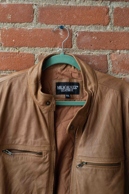 Milwaukee Leather Motorcycle Jacket, XXL