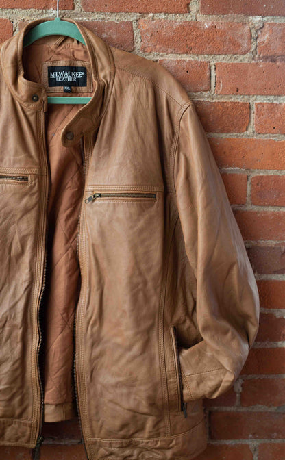 Milwaukee Leather Motorcycle Jacket, XXL