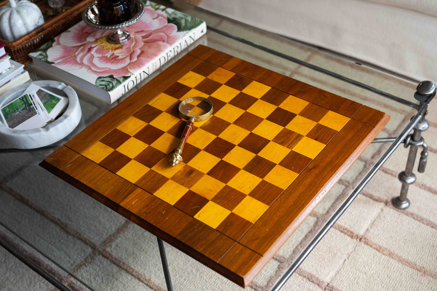 Drueke Walnut and Birch 2 sided Checkerboard