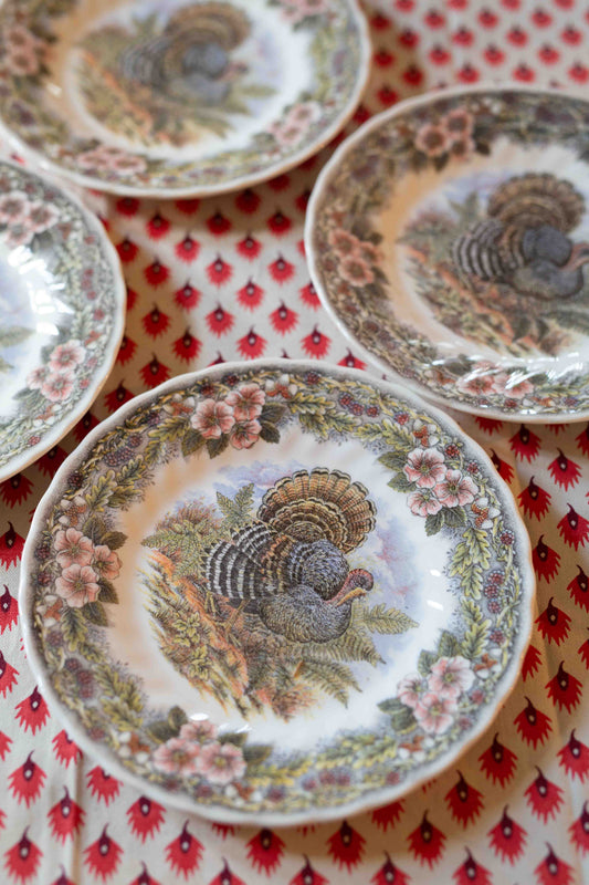 Churchill Queen's Thanksgiving Turkey Salad Plates