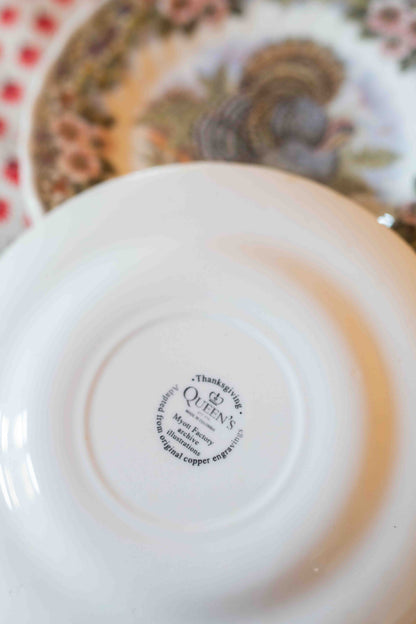 Churchill Queen's Thanksgiving Turkey Salad Plates