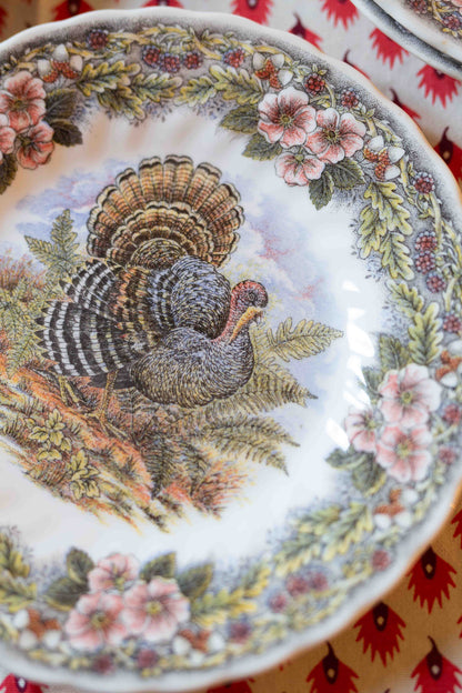 Churchill Queen's Thanksgiving Turkey Salad Plates