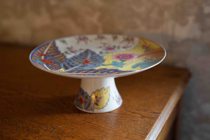Tobacco Leaf Patterned Cake Stand