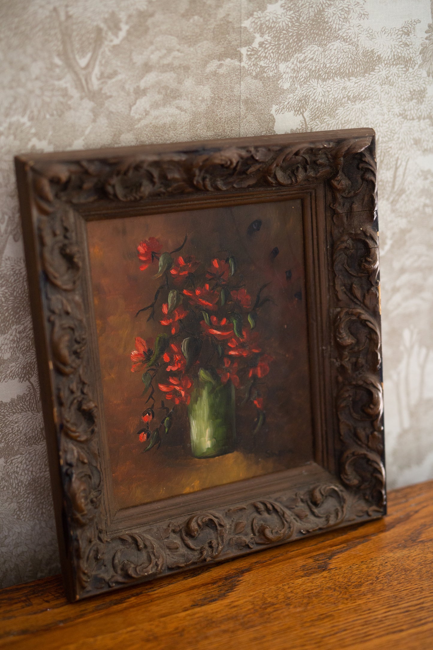 Antique Oil on Board