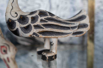 Pair of Hand Carved and painted folk art ducks