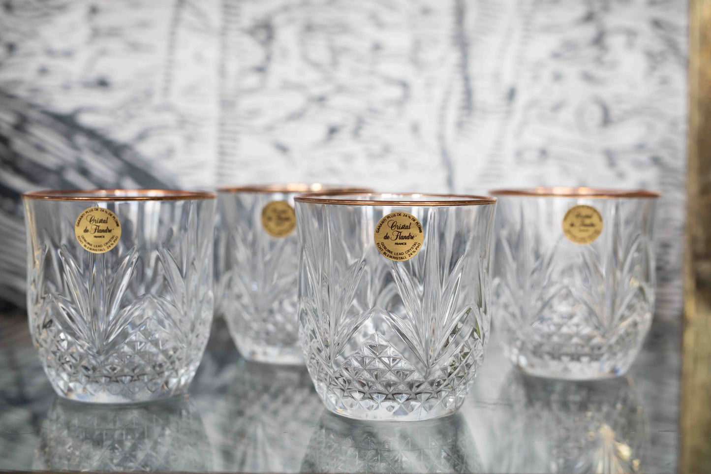 Cristal Double Old fashioned Glasses