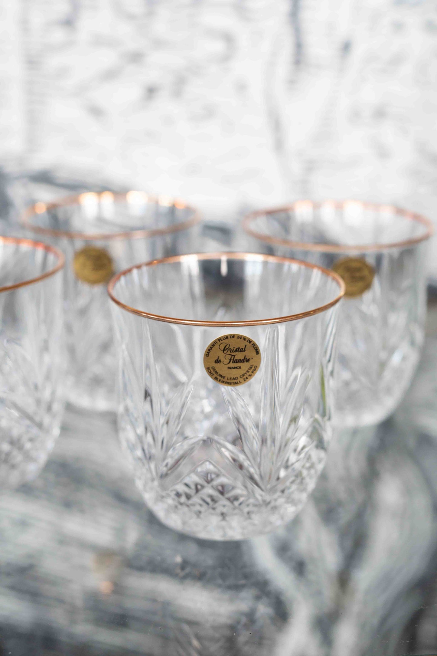 Cristal Double Old fashioned Glasses