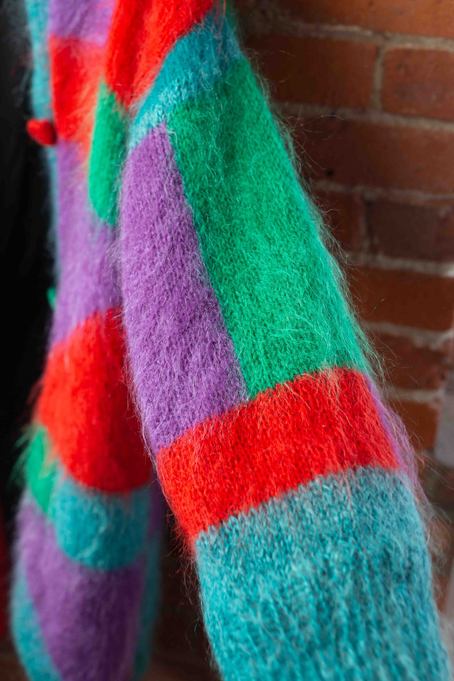 VNTG Mohair Blend 80s Caridgan