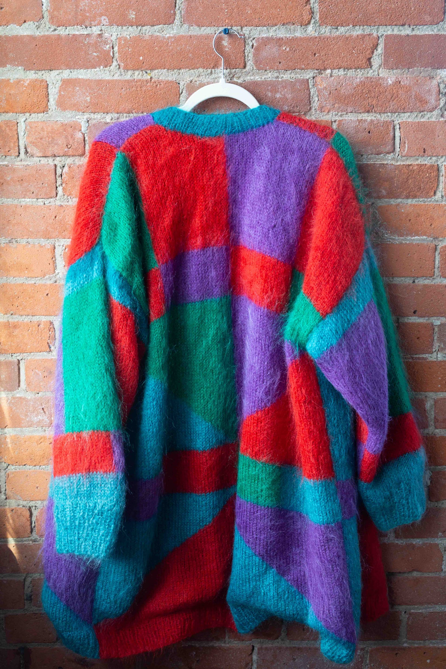 VNTG Mohair Blend 80s Caridgan