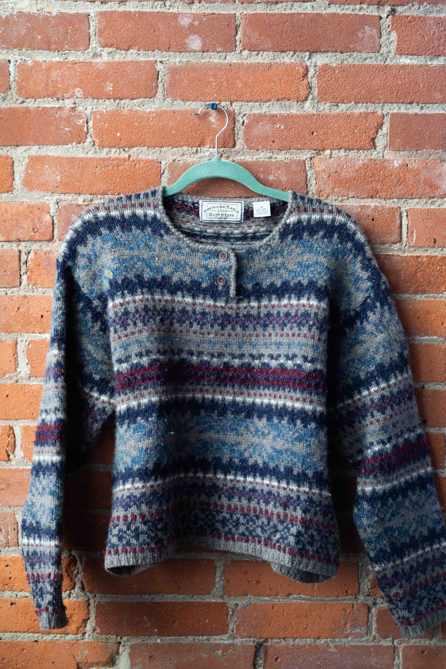 VNTG American Eagle Wool Blend Sweater , Medium