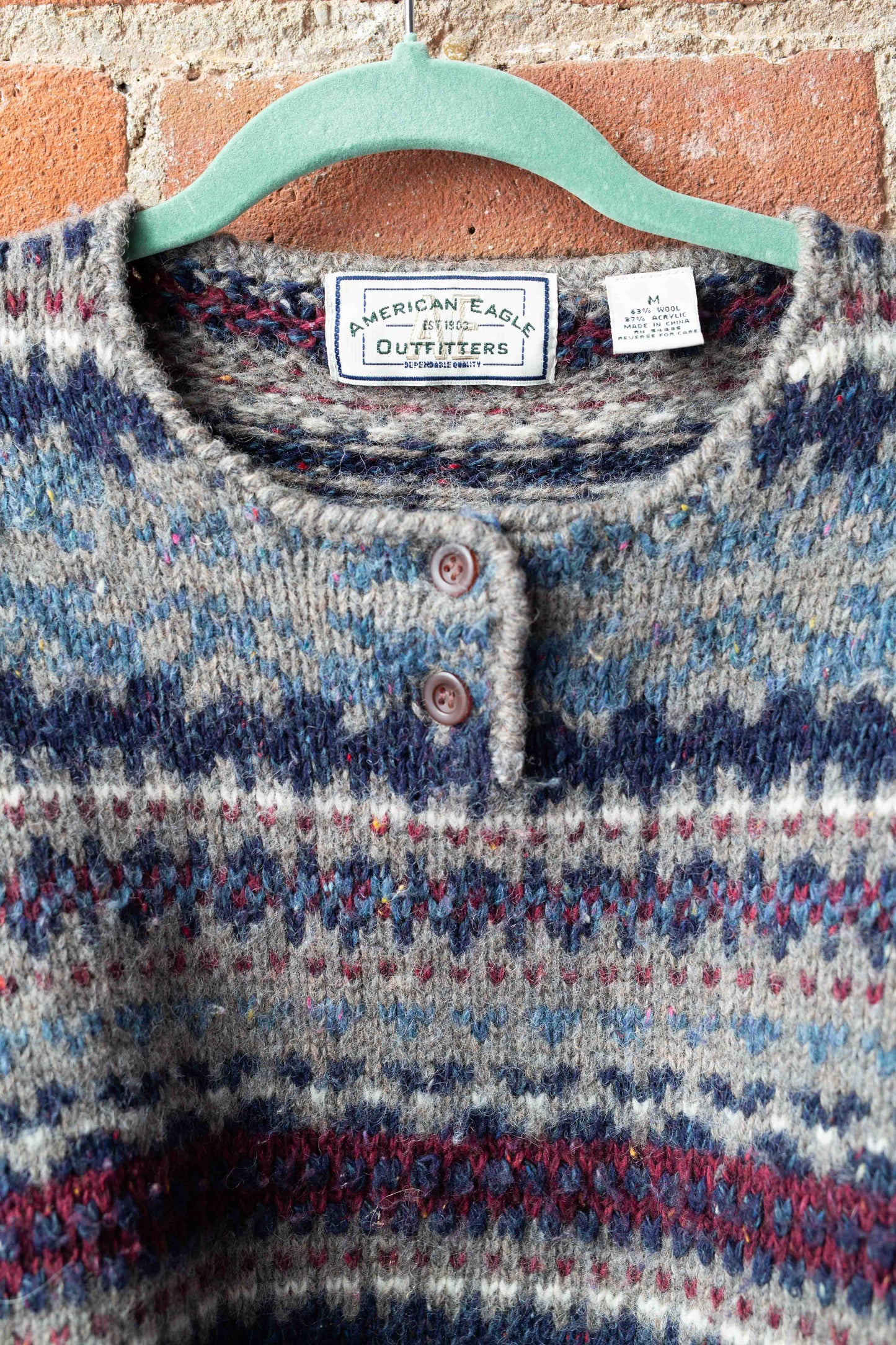 VNTG American Eagle Wool Blend Sweater , Medium