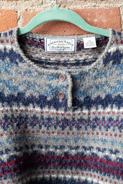 VNTG American Eagle Wool Blend Sweater , Medium