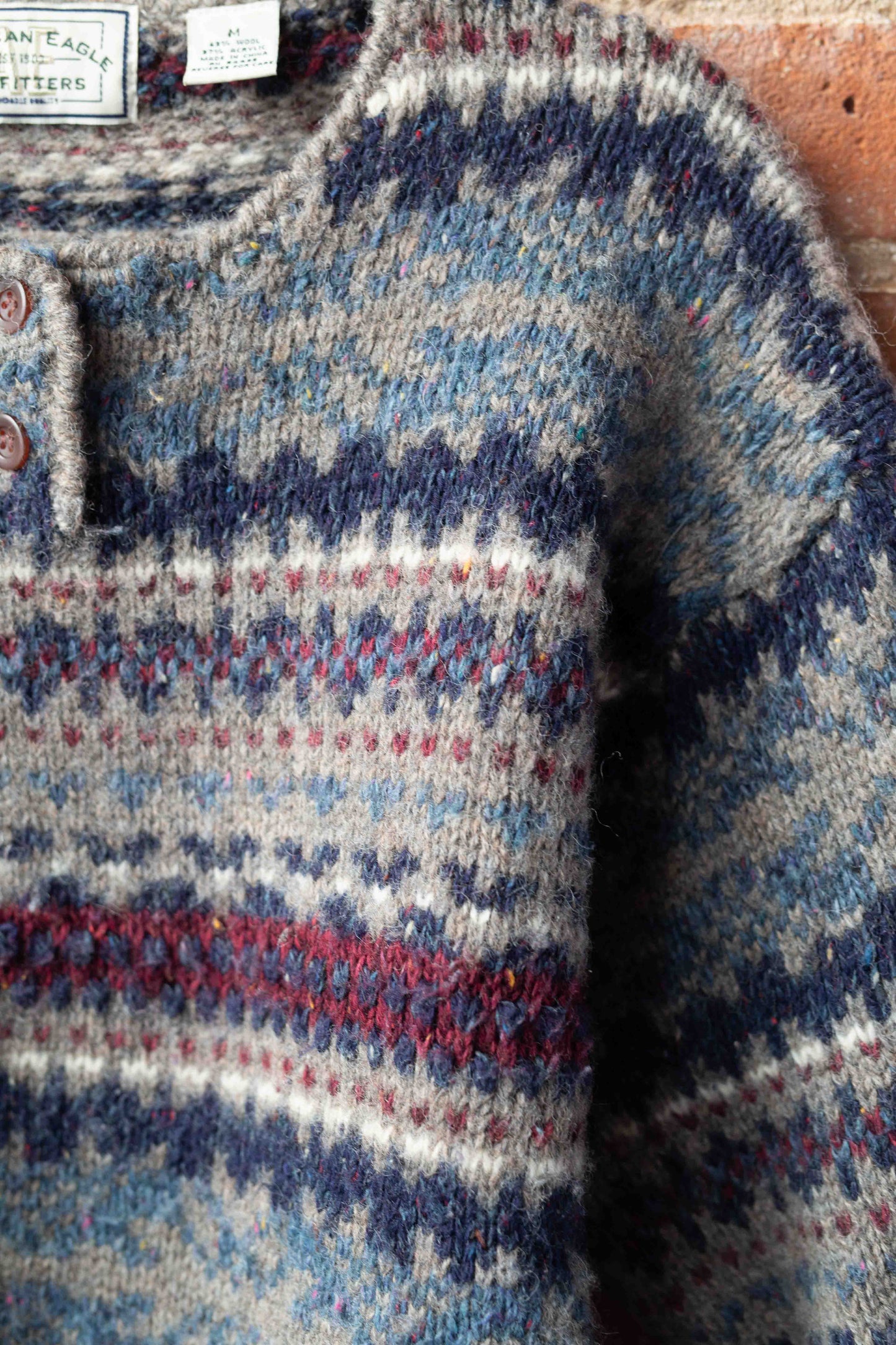 VNTG American Eagle Wool Blend Sweater , Medium