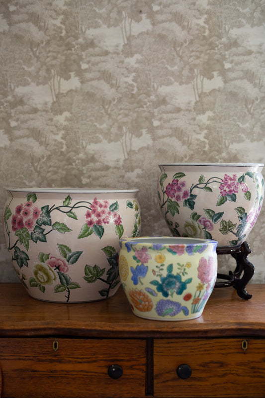 Chinese Floral Planter