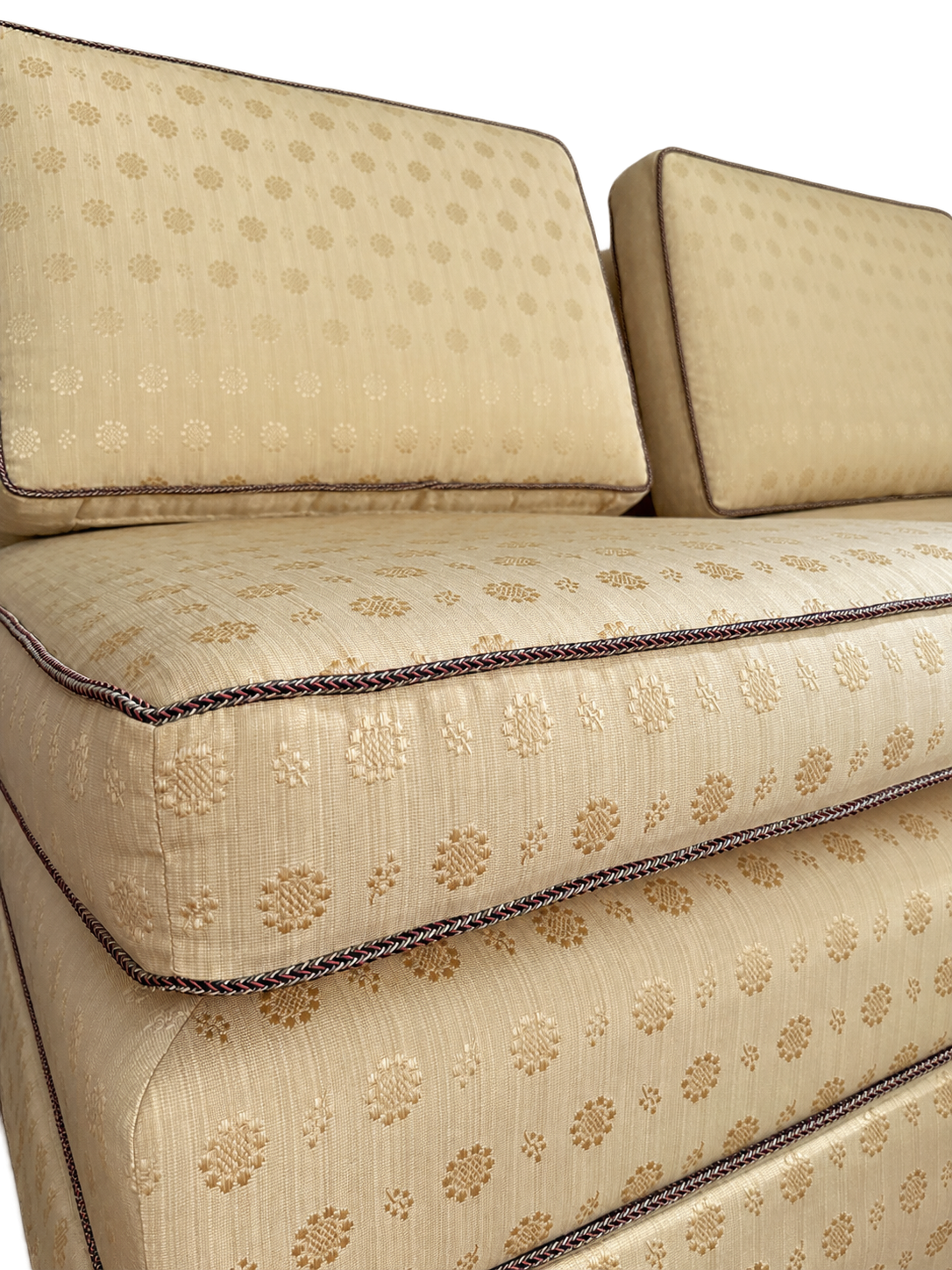 Vintage Custom Upholstered Slipper Chairs