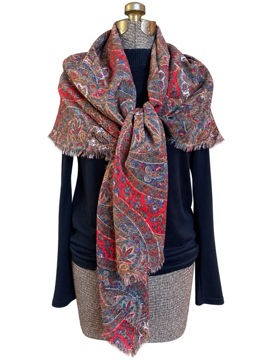Vintage Liberty of London Wool 49” Scarf