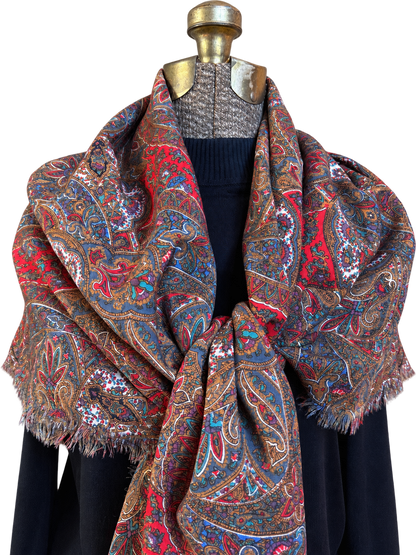 Vintage Liberty of London Wool 49” Scarf
