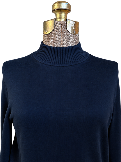Vintage 100% Silk Mockneck (S)