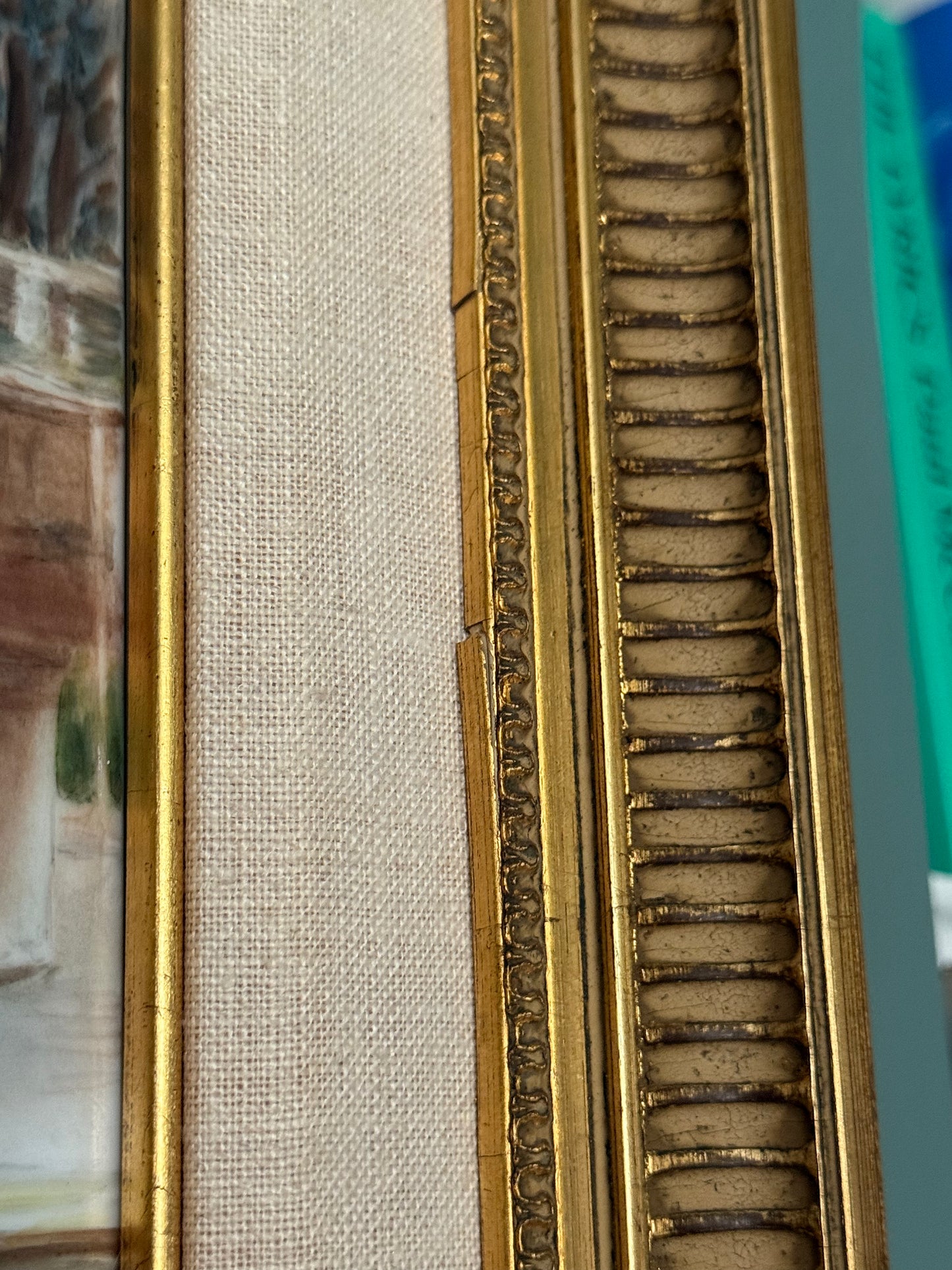 1912 Antique Limoges Porcelain Plaque, Hand Painted