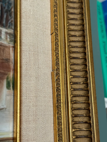 1912 Antique Limoges Porcelain Plaque, Hand Painted
