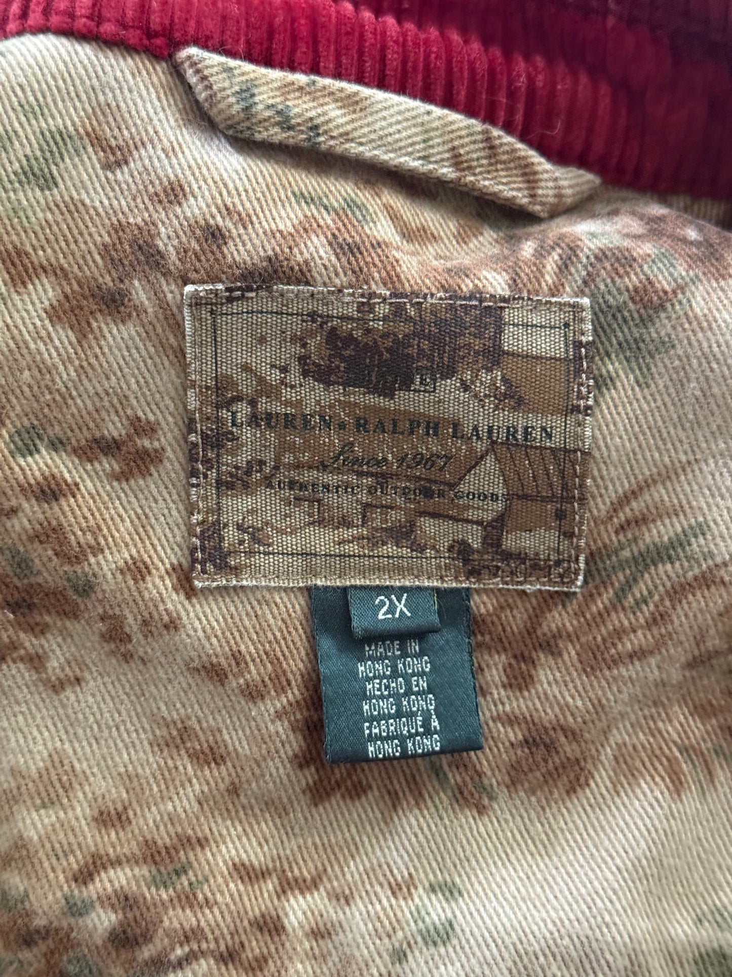 VNTG Ralph Lauren (2XL) Chore Jacket, Modified