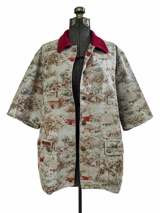 VNTG Ralph Lauren (2XL) Chore Jacket, Modified