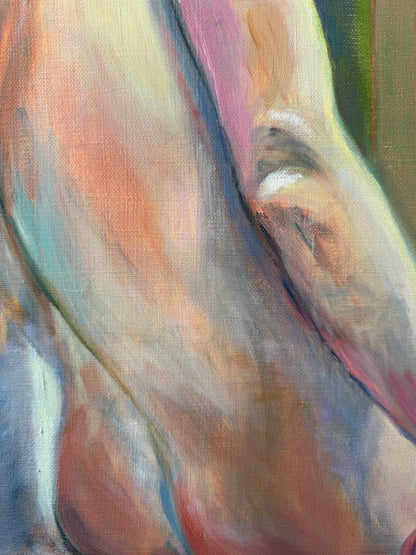 Nude Study, Oil on Canvas