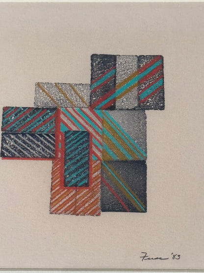 Geometric Abstract, Signed Fura '83