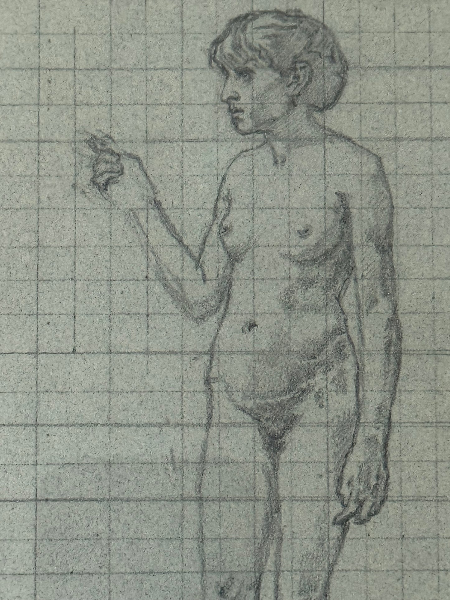 Female Nude Study, 1982 from Paris Flea Market