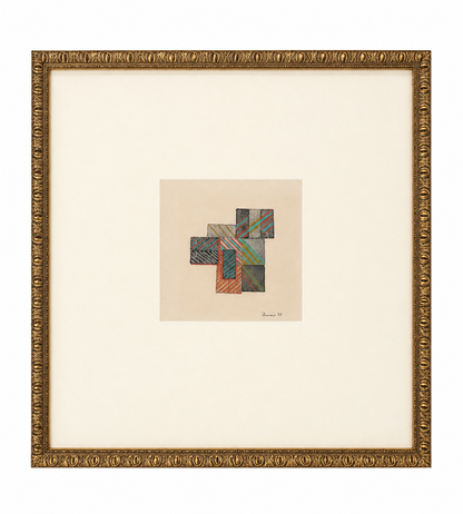 Geometric Abstract, Signed Fura '83