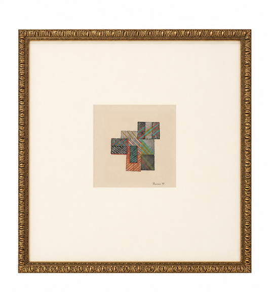 Geometric Abstract, Signed Fura '83