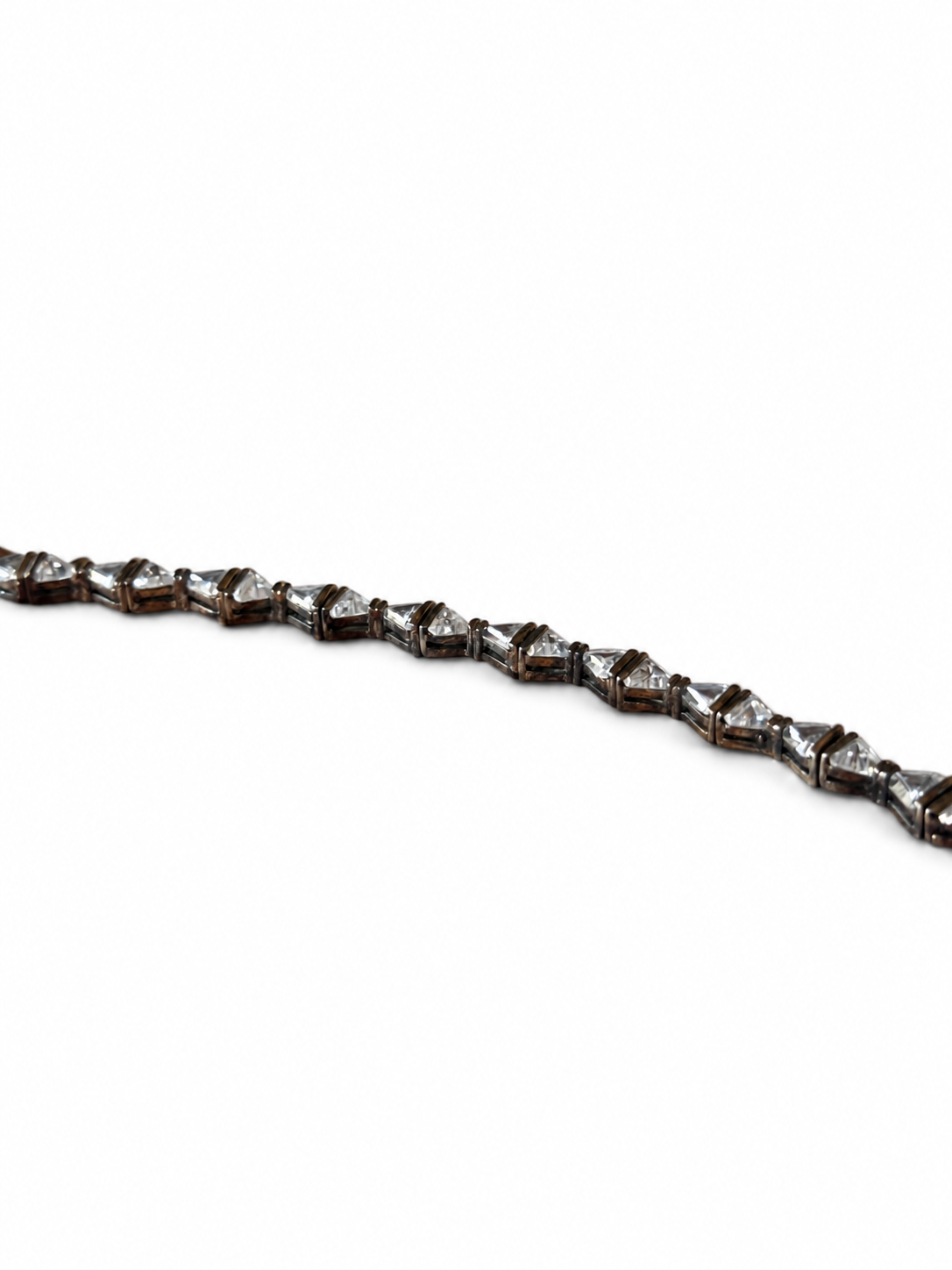 VNTG Sterling Silver Tennis Bracelet