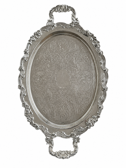 Sheridan Silverplate Footed Tray
