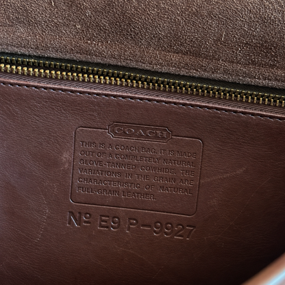 Vintage Coach Willis Bag,  Mahogany Brown
